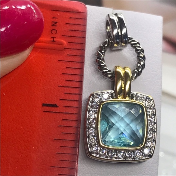 Sterling Silver 925 Blue Topaz - Picture 4 of 4